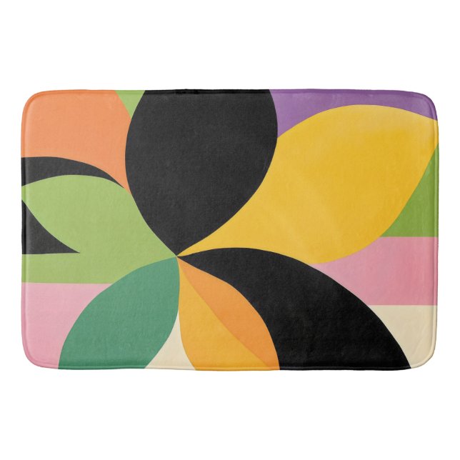 Flower Abstract 5 Bath Mat (Front)