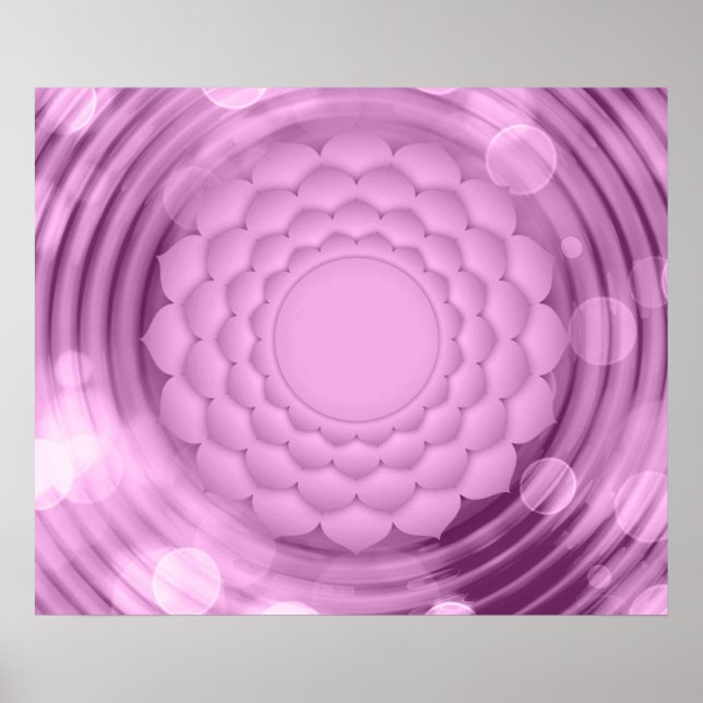 Flower Abstract Poster (Front)