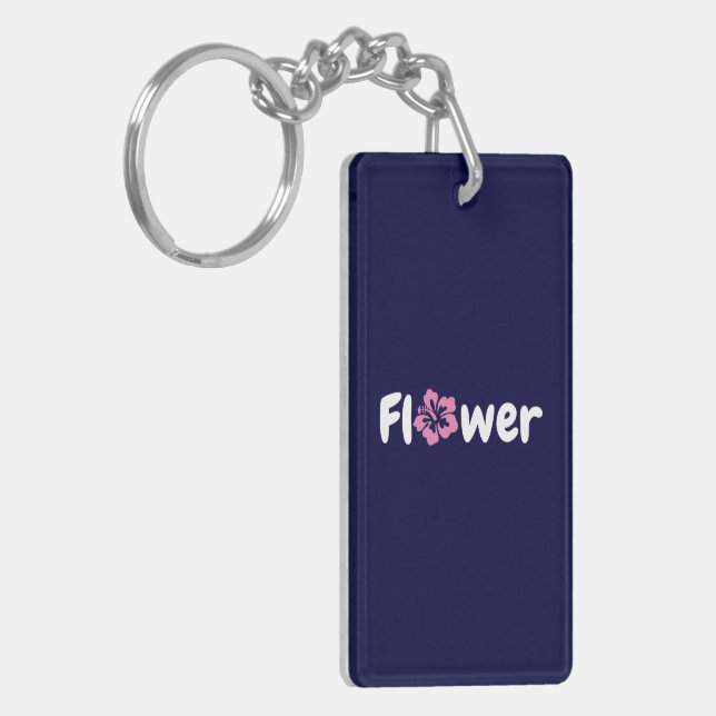 Flower Acrylic Keychain (Front Left)