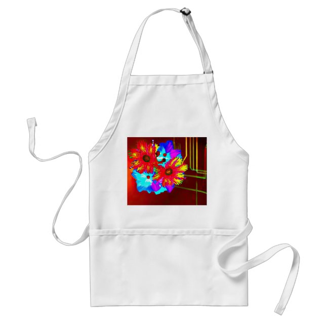 Flower Adult Apron (Front)