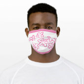 Flower Adult Cloth Face Mask (Worn)