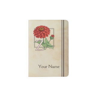 Flower Alphabet Passport Holder