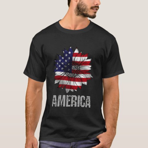 Flower America T_Shirt