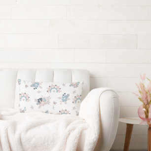 Flower And Boho Seamless Pattern  Lumbar Pillow