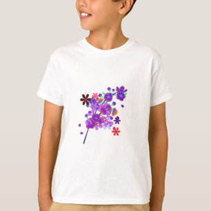 Flower and Leaf Art - Botanical Garden  T-Shirt