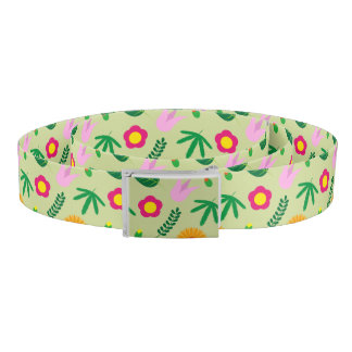 Flower and leaf belt