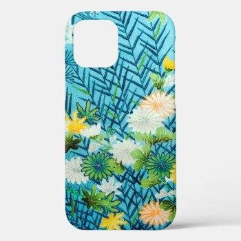 Flower And Leaf  Japanese Design Iphone 12 Case by Wagaraya at Zazzle