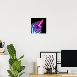 Flower and Leaf Print, Value Poster Paper (Matte)
