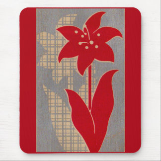flower and shadow flower mouse pad