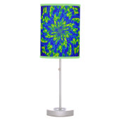 Flower and Swirls Mandala Table Lamp (Front)