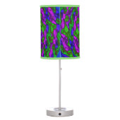 Flower and Swirls Mandala Table Lamp (Back)