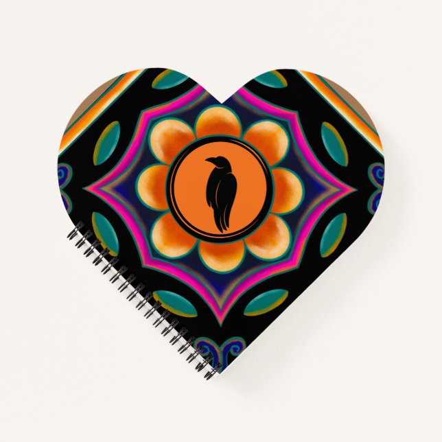 Flower and The Raven Notebook (Front)