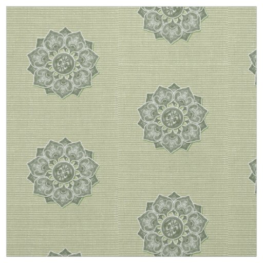 Flower Applique with Jacquard Material ANY COLOR Fabric