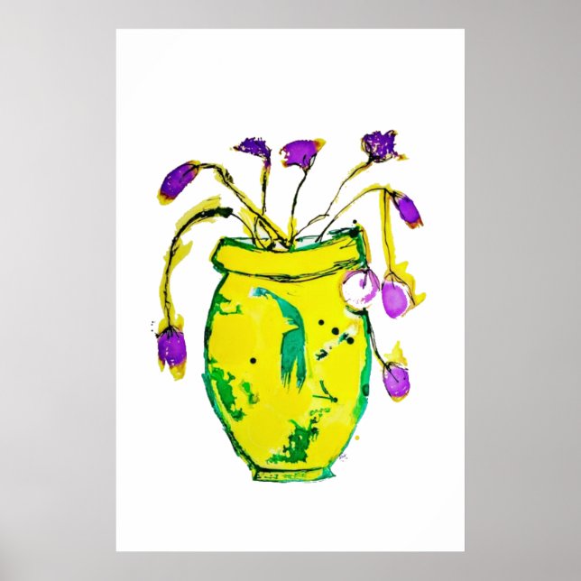 Flower Arrangement Art Poster (Front)