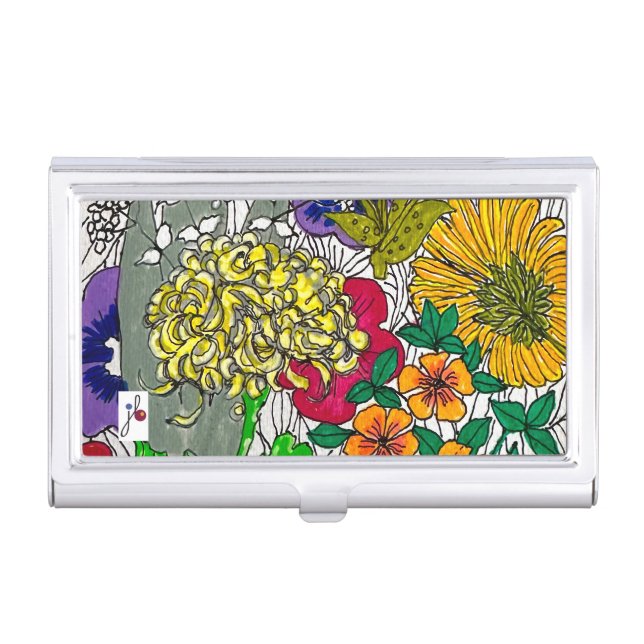 Flower Arranging Business Card Case (Front)