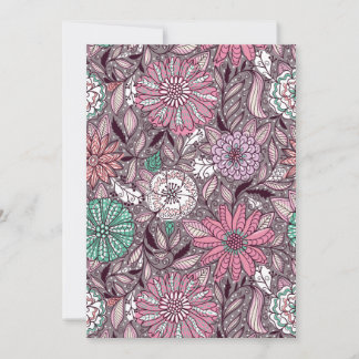 flower arranging patterns holiday card