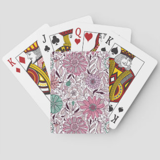 flower arranging patterns poker cards