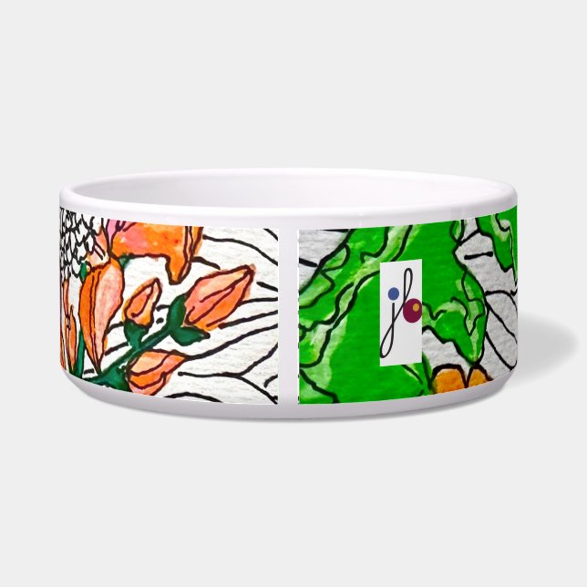 Flower Arranging Pet Bowl (Back)