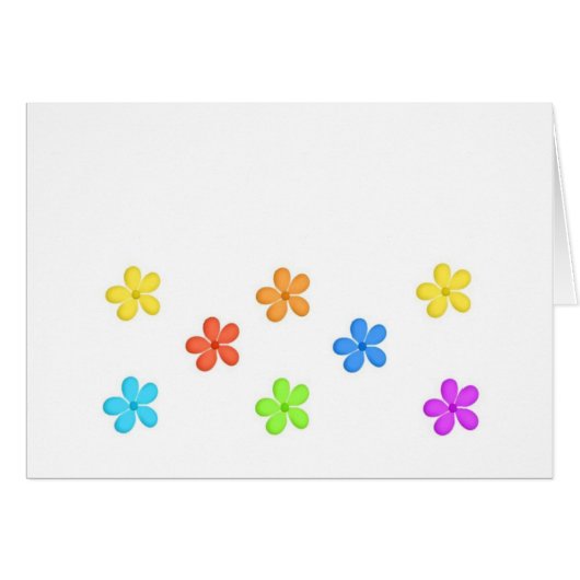 Flower Art Cards (Front Horizontal)