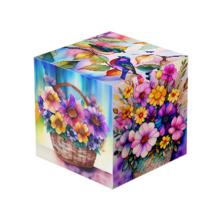 Flower Art Cube