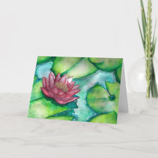 Flower art greeting card