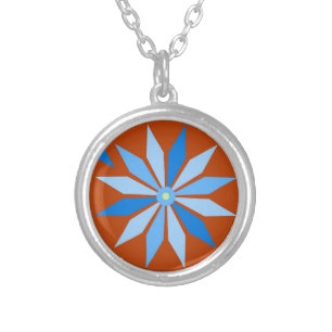 FLOWER ART NECKLACE FOR GIFT WOMEN , GIRLFRIEND