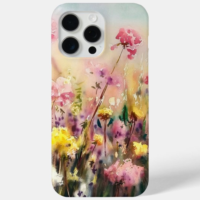 Flower art phone cover, iphone 15 Pro Max cases, Case-Mate iPhone Case (Back)