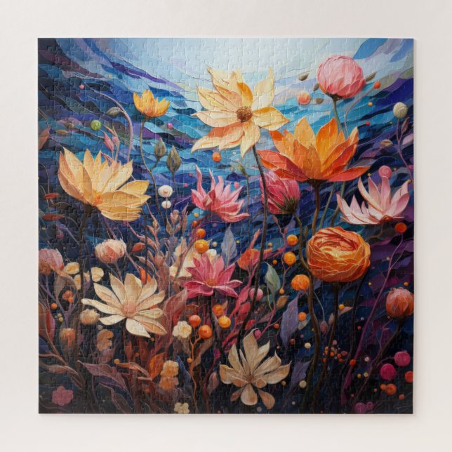 Flower Art Puzzle (Vertical)