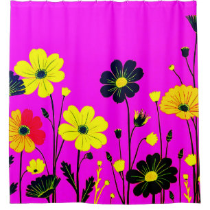 Flower Art Shower Curtain