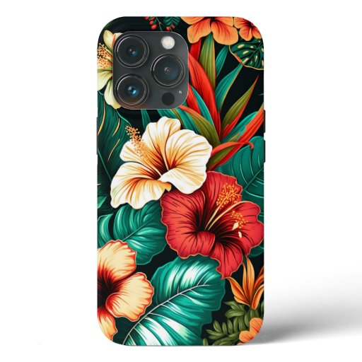 Flower Artwork Pattern Design  iPhone 13 Pro Case