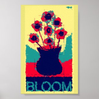 flower artwork poster