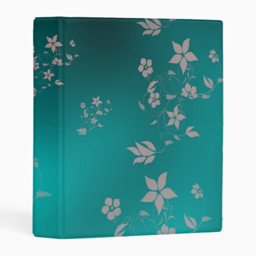 flower asian mini binder