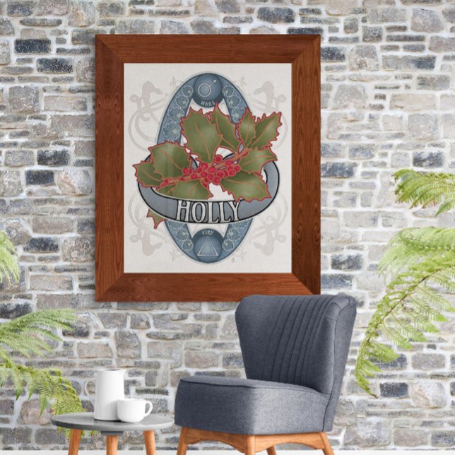 Flower Astrology and Magic Poster - Holly (Creator Uploaded)