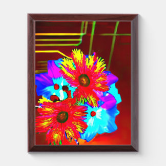 Flower Award Plaque