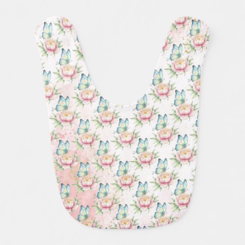 Flower Baby Bib