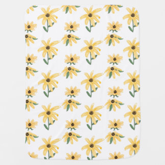 Flower baby blanket