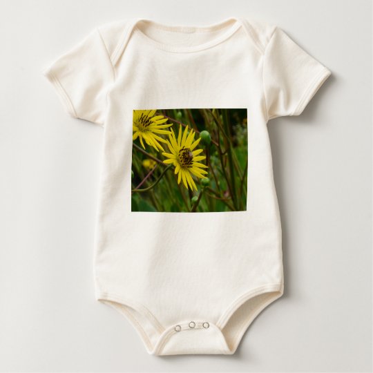 flower baby bodysuit