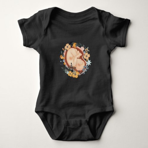 Flower Baby Pregnant Mother Midwife Baby Bodysuit