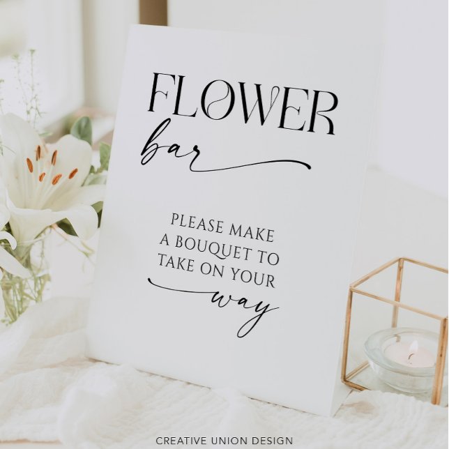 Flower Bar Bridal Shower Favors Sign (Creator Uploaded)