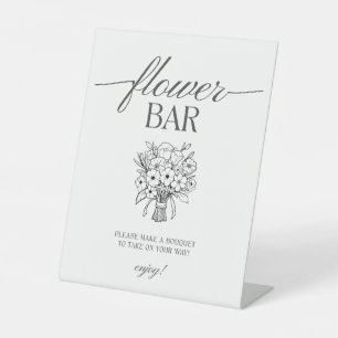 Flower Bar Sign