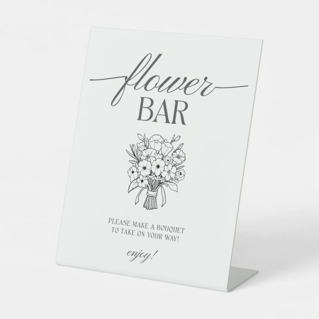 Flower Bar Sign  (Front)
