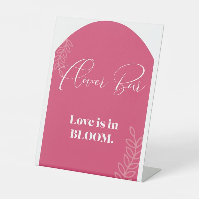 Flower Bar Sign  (Front)