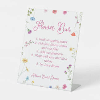 Flower Bar Sign