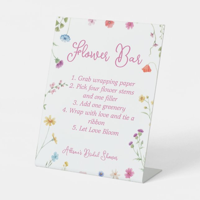 Flower Bar Sign (Front)