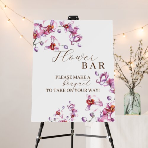 Flower Bar  Wedding Sing Boards