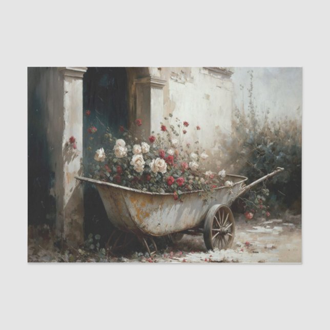  flower barrow tissue paper (Front)