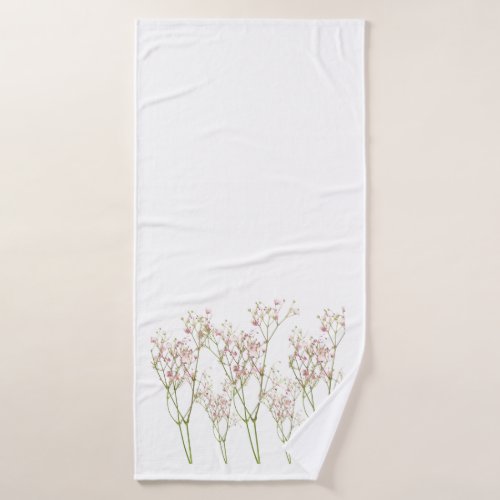 flower bath towel