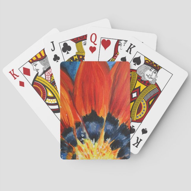 Flower Beauty Classic Playing Cards (Back)