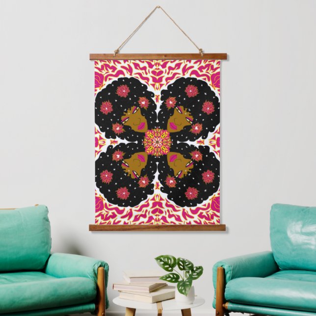 Flower Beauty Hanging Tapestry (Living Room)
