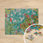 Flower Bed | Louis Valtat Jigsaw Puzzle<br><div class="desc">Flower Bed | Parterre de fleurs (1906) | Original artwork by French artist Louis Valtat (1869-1952). The painting depicts a colorful abstract garden landscape in bright turquoise,  green and pink colors.

Use the design tools to add custom text or personalize the image.</div>